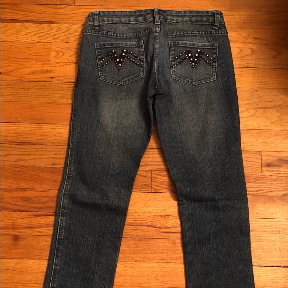 Vintage RUE 21 Size 0/1 Studded Blue Jeans